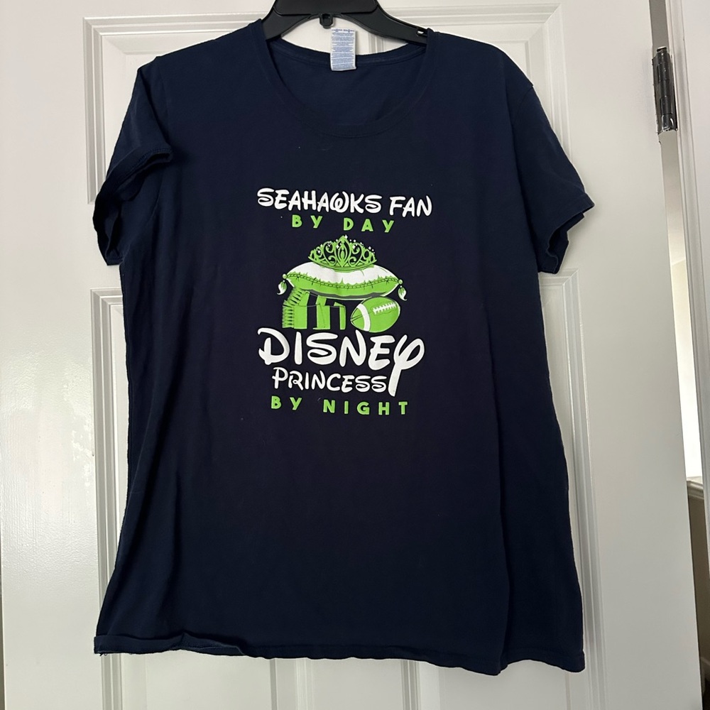 Woman’s Seahawks Disney tshirt size XL